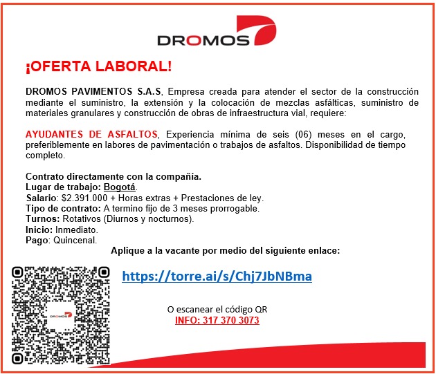 Ayudantes de Asfaltos