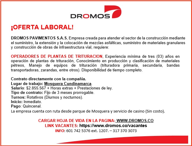 Operador de Trituradora